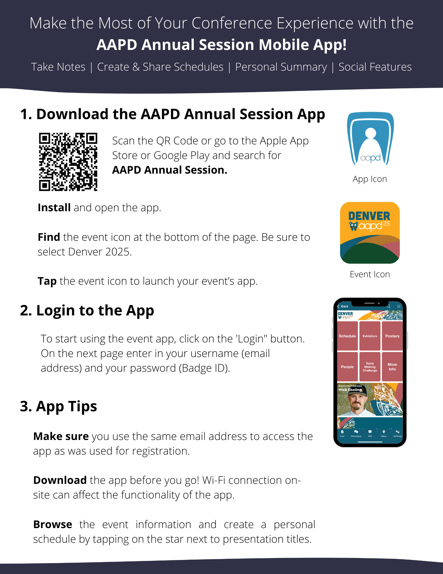 Download the AAPD Conference App!
