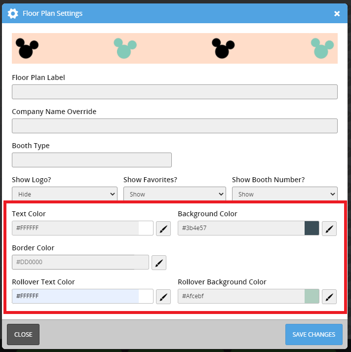Booth Appearance