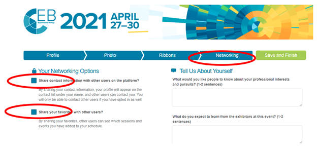 Your Networking Options Page