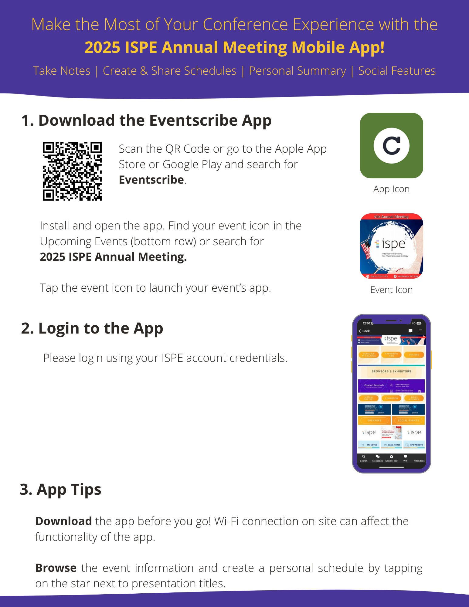 Ispe Events Conference App